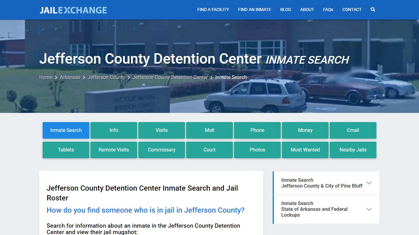 Jefferson County Detention Center Inmate Search - Jail Exchange